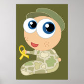 Unterstützen Sie unser Soldier Baby Poster (Vorne)
