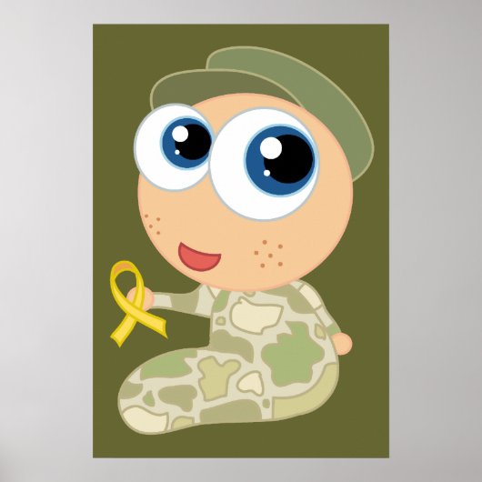 Unterstützen Sie unser Soldier Baby Poster (Vorne)
