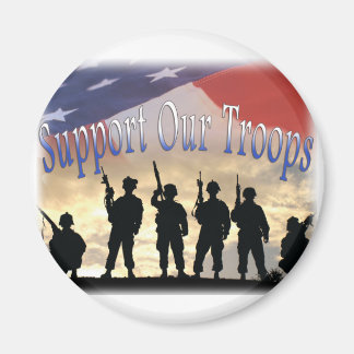 Unterstützen Sie unsere Soldaten Magnet