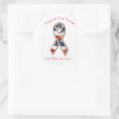 Unterstützen Sie unsere Truppenaufkleber Runder Aufkleber (Tasche)