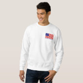 Unterstützen Sie unsere Truppenfahne Mans Sweatshi Sweatshirt (Vorne ganz)