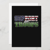 Unterstützen Sie unseren Tag der Veteranen Dankeskarte (Vorne/Hinten)