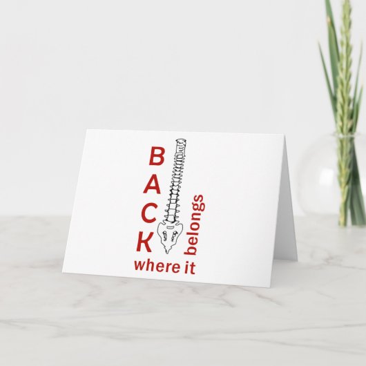 Unterstützen Sie, wo es gehört Karte (Vorderseite)