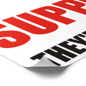 Unterstützende Bakterien, sie sind die einzige Kul Poster (Ecke)