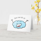 Unterstützende Cloud Karte (Gelbe Blume)