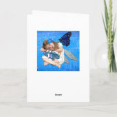 Unterstützende ME CFS Freundschaftskarte Karte (Rückseite)