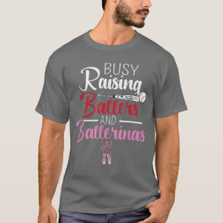 Unterstützende Mutter, die Baller und Ballerinas g T-Shirt