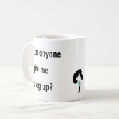 unterstützende und ermutigende Äußerung Kaffeetasse (Vorderseite Links)