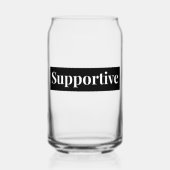 Unterstützende Vibes Can Glas (Vorderseite)