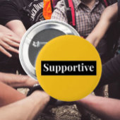 Unterstützendes Abzeichen Energie Button