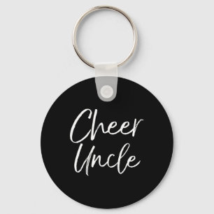 Unterstützendes Cheerleading-Wettkampf-Onkel-Outfi Schlüsselanhänger