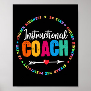 Unterstützendes Trainer-Team Byck Zur Schule Passe Poster