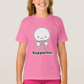 Unterstützer (Brustkrebs) Kinder Apparel T-Shirt (Vorderseite)