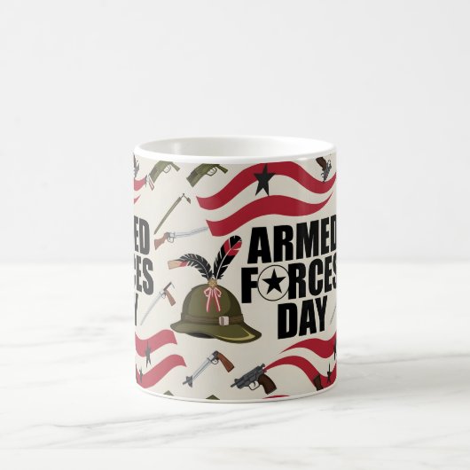 Unterstützer der hoch entwickelten Streitkräfte Kaffeetasse (Mittel)