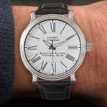 Unterstützer des Football Club Armbanduhr<br><div class="desc">Die personalisierte Herren-Armbanduhr, die für Fußball-Fans das ideale Geschenk macht, steht exklusiv in Ihrem Online-Shop in Zazzle zur Verfügung. Dieses sorgfältig gestaltete Uhrwerk ist so konzipiert, dass es jeden Fußballfan oder Fan begeistern kann. Mit seinen durchdachten Anpassungsoptionen bietet es eine einzigartige Touch, die es auseinander Set. Das Herzstück dieser bemerkenswerten...</div>