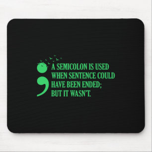Unterstützer-Grafik für psychische Gesundheit  Mousepad