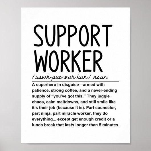 Unterstützer Poster (Vorne)
