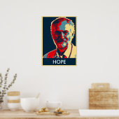 Unterstützer von Maisarbeitern, die den HOPE-Druck Poster (Küche)