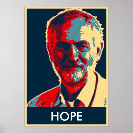 Unterstützer von Maisarbeitern, die den HOPE-Druck Poster (Vorne)