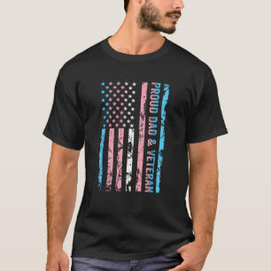 Unterstützer von Vater und Veteran Transgender Vat T-Shirt