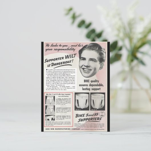 Unterstützer Wilt ist gefährlich! Postkarte (Stehend Vorderseite)