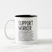 Unterstützer Zweifarbige Tasse (Links)