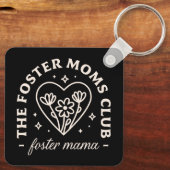 Unterstützergruppe für Pflegemütter Schlüsselanhänger (Rückseite)