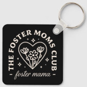 Unterstützergruppe für Pflegemütter Schlüsselanhänger (Rückseite)