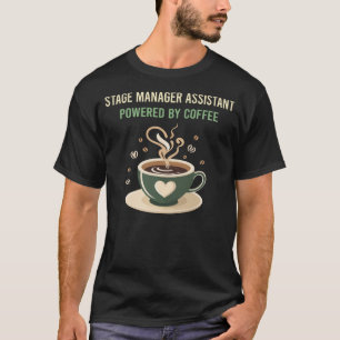 Unterstützt durch den Assistenten für die Bühne vo T-Shirt