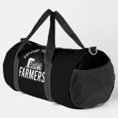 UNTERSTÜTZT EURE ORTSANSÄSSIGEN BAUERN DUFFLE BAG (Rechte Ecke)