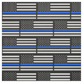 Unterstützt Polizeibeamte, die Thin Blue Line unte Stoff (Muster)