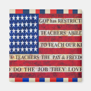 Unterstützt & Respektiert Unsere Lehrer! Magnet