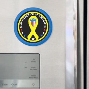 Unterstützt unsere patriotischen Truppen Magnet