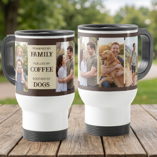Unterstützt von Familie, angefeuert von Kaffee Fot Reisebecher