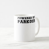 Unterstützt von Parkour Kaffeetasse (VorderseiteRechts)