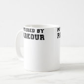 Unterstützt von Parkour Kaffeetasse (Vorderseite Links)