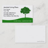 Unterstützte lebende Visitenkarte (Vorne/Hinten)