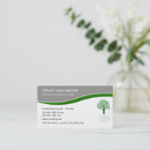 Unterstützte lebende Visitenkarten Visitenkarte (Stehend Vorderseite)