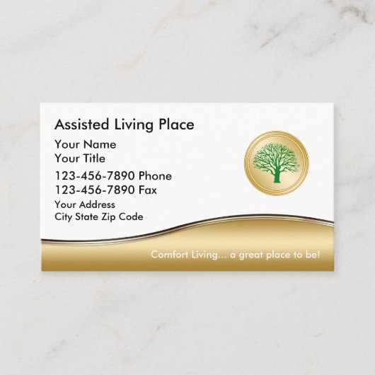 Unterstützte Visitenkarte (Vorderseite)