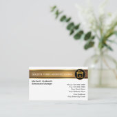 Unterstützte Visitenkarten Visitenkarte (Stehend Vorderseite)