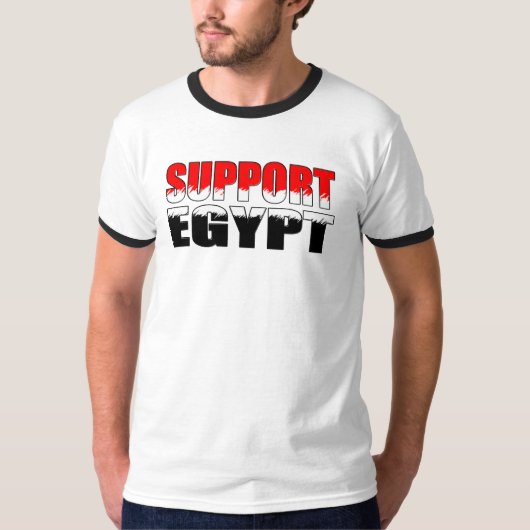 Unterstützung Ägypten T-Shirt (Vorderseite)