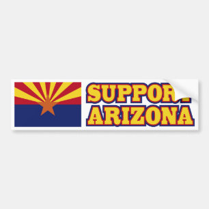 Unterstützung Arizona Autoaufkleber