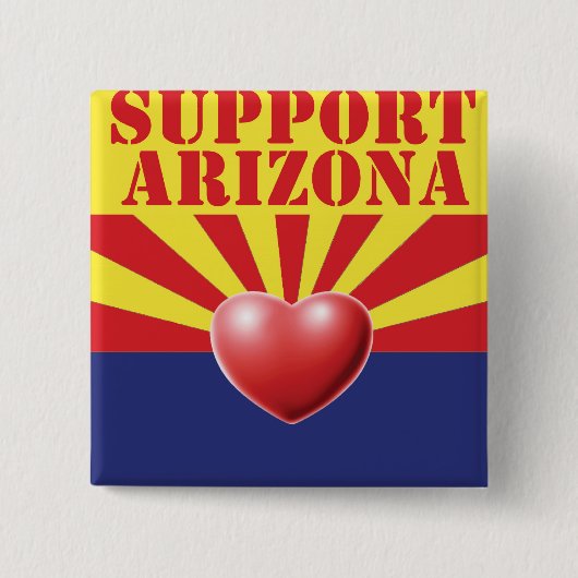 UNTERSTÜTZUNG Arizona, AZ Button (Vorderseite)