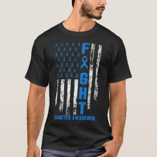 Unterstützung bei der Bekämpfung von Typ-1-Diabete T-Shirt