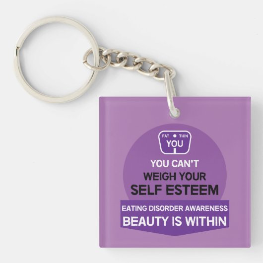 Unterstützung bei Essstörungen Schlüsselanhänger (Vorderseite)
