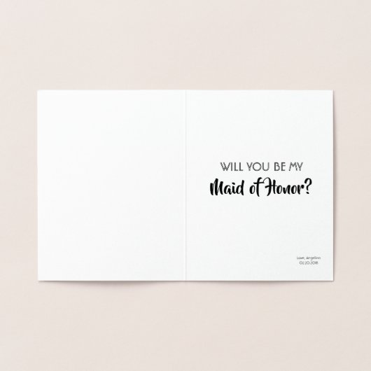 Unterstützung benötigen - Vorschlag von Funny Brid Folienkarte (Innenseite)