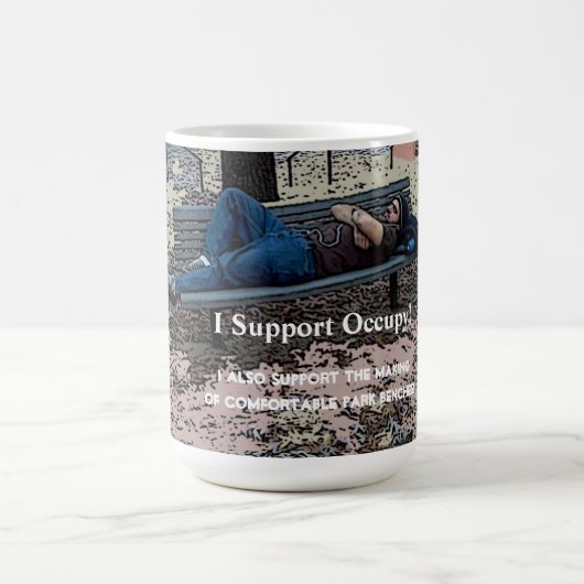 Unterstützung besetzen! kaffeetasse (Mittel)