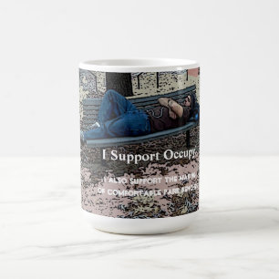 Unterstützung besetzen! kaffeetasse