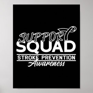 Unterstützung Bewusstseinsbildung Squad Herzkrankh Poster