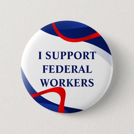 Unterstützung Bundesstaatlicher Arbeiter gegen Tru Button (Vorderseite)